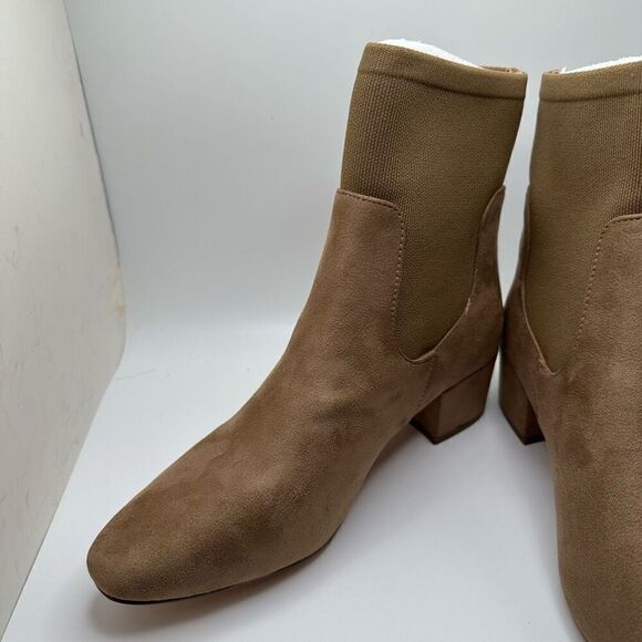 CUSHIONAIRE Women's Romi block heel stretch boot with Memory Foam Padding 8.5 TA - Picture 7 of 7